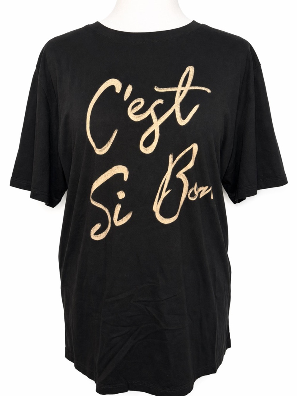 Torrid C’est Si Bon Graphic Tee 2X Black 100% Cotton Paris Chic Shirt